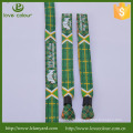 High quality event woven custom wristband with plastic closure